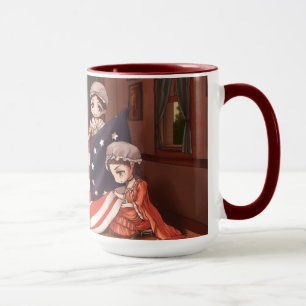 Chibiccas klassische Malerei - Geburt der Flagge Tasse