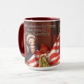 Chibiccas klassische Malerei - Geburt der Flagge Tasse (Vorderseite Links)