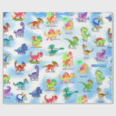 Chibidinos Aquarell-Sommer 2018 Geschenkpapier (Flach)