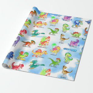 Chibidinos Aquarell-Sommer 2018 Geschenkpapier