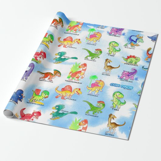 Chibidinos Aquarell-Sommer 2018 Geschenkpapier (Ungerollt)