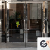 Chibinmonster Fensteraufkleber (Büro Tür)