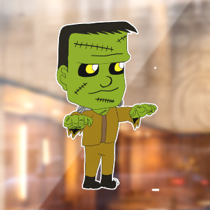 Chibinmonster Fensteraufkleber
