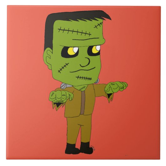 Chibinmonster Fliese (Vorderseite)