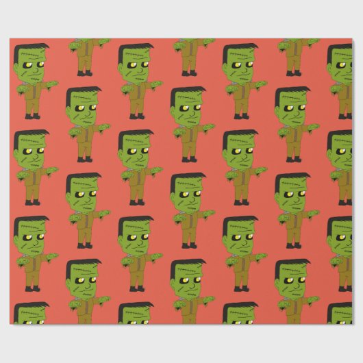 Chibinmonster Geschenkpapier (Flach)