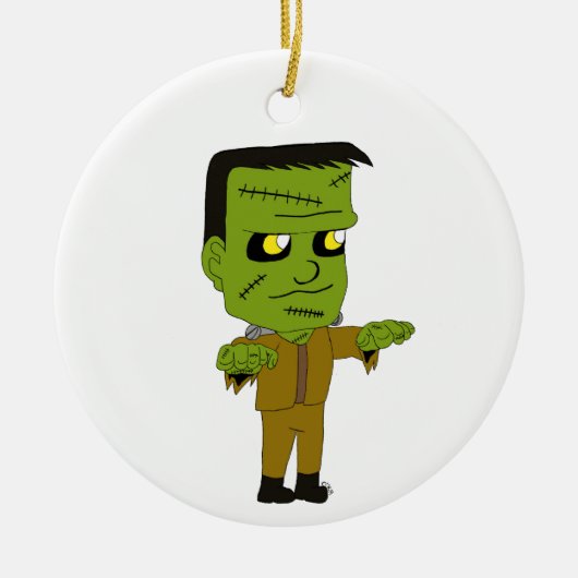 Chibinmonster Keramik Ornament (Vorne)