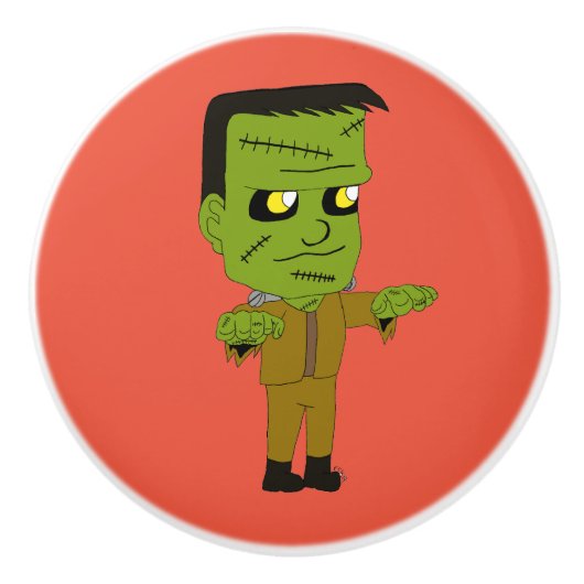 Chibinmonster Keramikknauf (Vorderseite)