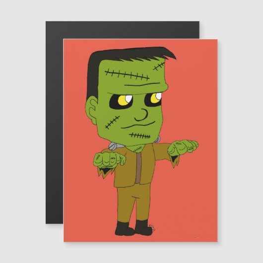 Chibinmonster Magnetkarte (Vorne/Hinten)