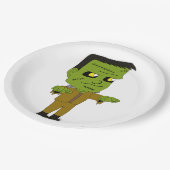 Chibinmonster Pappteller (Schrägansicht)