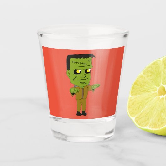 Chibinmonster Schnapsglas (Vorderseite)