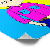 Chibinwurfposter Poster (Ecke)