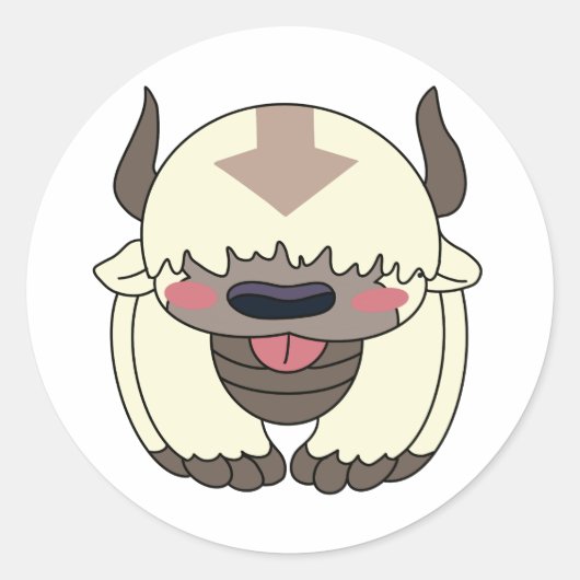 CHIBY APPA RUNDER AUFKLEBER (Vorderseite)