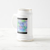 Chic 14. 24. 34. 43. Opal Wedding Jubiläum Bierglas (Vorderseite Links)