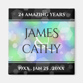 Chic 14. 24. 34. 43. Opal Wedding Jubiläum Magnet