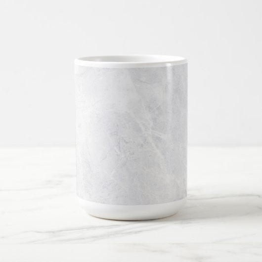 Chic 15 oz Classic Mug with White Marble Pattern Kaffeetasse (Mittel)