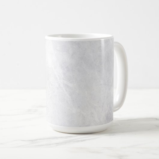 Chic 15 oz Classic Mug with White Marble Pattern Kaffeetasse (VorderseiteRechts)