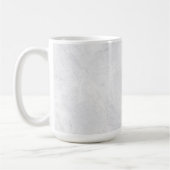 Chic 15 oz Classic Tasse mit weißem Marmormuster (Links)
