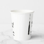 Chic 2024 Grad Tassel Personalisierter Abschluss Pappbecher (Rechts)