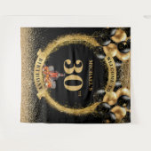 Chic 30. Man Birthday Whiskey Event Tapestry Wandteppich (Vorderseite (Horizontal))