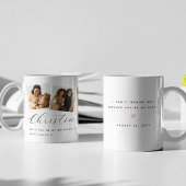 Chic 3 Foto werden Sie meine Bridesmaid Keepake se Kaffeetasse
