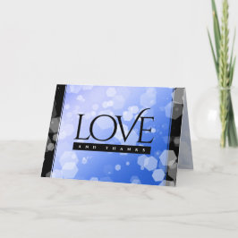 Chic 45. 51. 65. Saphire Hochzeit Jahrestag Dankeskarte