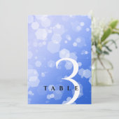 Chic 45. 51. 65. Saphire Hochzeit Jahrestag Einladung (Stehend Vorderseite)