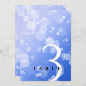 Chic 45. 51. 65. Saphire Hochzeit Jahrestag Einladung (Vorne/Hinten)