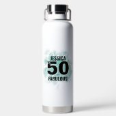 Chic 50. Geburtstag Trinkflasche (Rückseite)