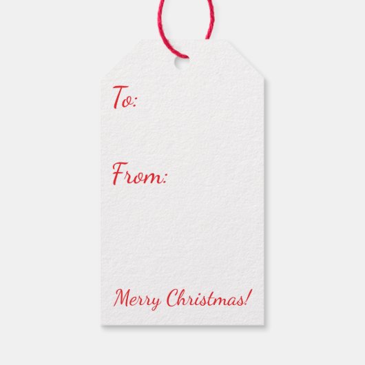 Chic 50s Lady Decorating Tree Geschenkanhänger (Rückseite)