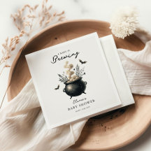 Chic 'a Baby is Brewing' Halloween Baby Shower