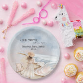 Chic 'A New Chapter' Beach and Waves Brautparty Pappteller (Party)