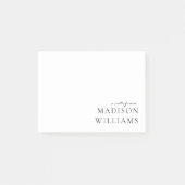 Chic A Note from Script Typografy Post-it Notes Klebezettel (Vorderseite)