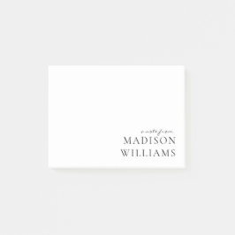 Chic A Note from Script Typografy Post-it Notes Klebezettel