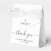 Chic A Sweet Danke Hochzeit Geschenkschachtel (Vorderseite)