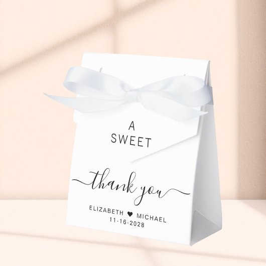 Chic A Sweet Danke Hochzeit Geschenkschachtel