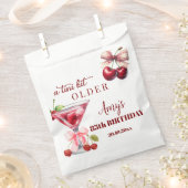 Chic A Tini Bit Older Cherry Martini 85th Birthday Geschenktütchen (Ausgeschnitten)