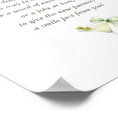 Chic A TIni One Baby Shower Late Night Diapers Poster (Ecke)