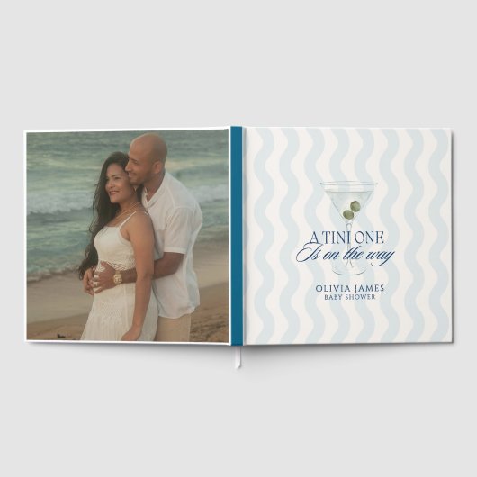 Chic a tini one boy baby dusche gästebuch (Voll)