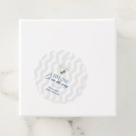 Chic a tini one boy baby dusche geschenkanhänger (Beispiel)