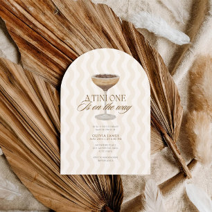 Chic a tini one gender neutrale baby dusche einladung