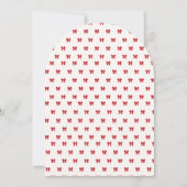 Chic a tini One Girl Dusche Einladung (Rückseite)