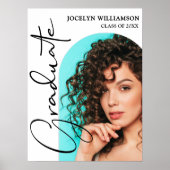 Chic Abschluss Script Arch Foto Poster (Vorne)