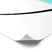 Chic Abschluss Script Arch Foto Poster (Ecke)