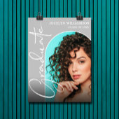 Chic Abschluss Script Arch Foto Poster