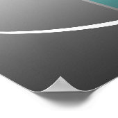 Chic Abschluss Script Arch Foto Poster (Ecke)