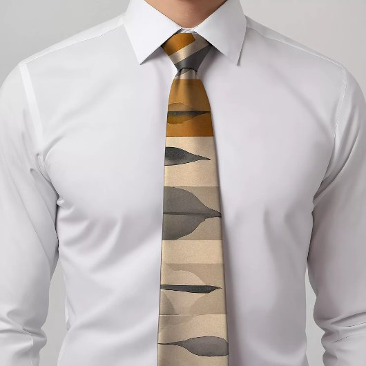 Chic Abstract Design Pattern Krawatte