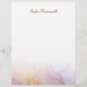 Chic Abstrakt Art Stationery Paper Briefbogen (Vorderseite)