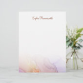 Chic Abstrakt Art Stationery Paper Briefbogen (Stehend Vorderseite)