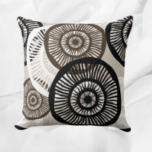 Chic Abstrakt Circle Muster Neutral