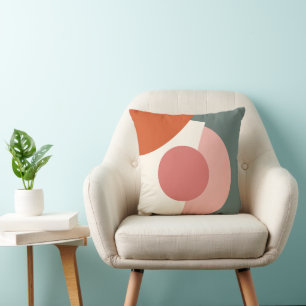 Chic Abstrakt Geometric Circles Mosaik Art Pattern Kissen